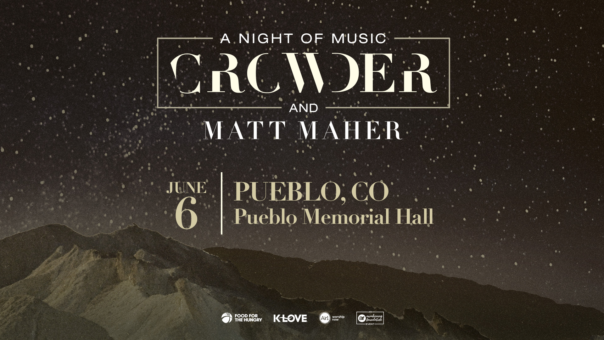 A Night of Music with Crowder and Matt Maher